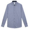 Pal Zileri Pin Stripe Shirt Z370G71 NS206 Blue