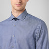 Pal Zileri Pin Stripe Shirt Z370G71 NS206 Blue