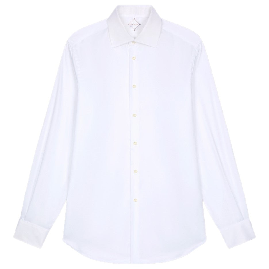 Pal Zileri Shirt in Stretch Cotton Z370G45 XS712 80 WHITE