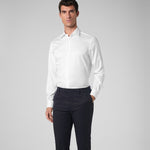 Pal Zileri Shirt in Stretch Cotton Z370G45 XS712 80 WHITE