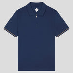 Pal Zileri Zipped Polo Z3MJG217 NJ730 16 Blue