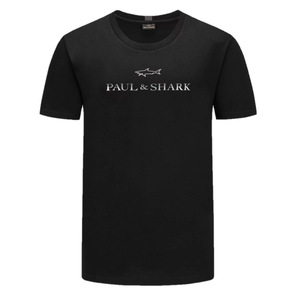 Paul &amp; Shark Herren T-Shirt 14311602 11D Black