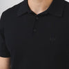 Armani Exchange Knitted Polo 8NZF5D ZM3JZ 1200 Black