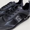 EA7 Triple Black Sneakers 7X000337 AF18613 MZ186 BLACK + SILVER