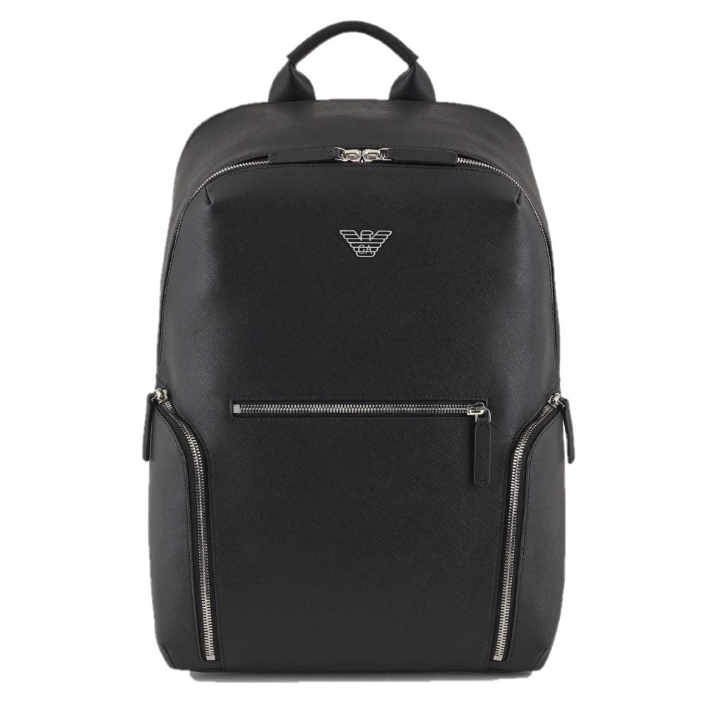 Emporio armani backpack leather hot sale