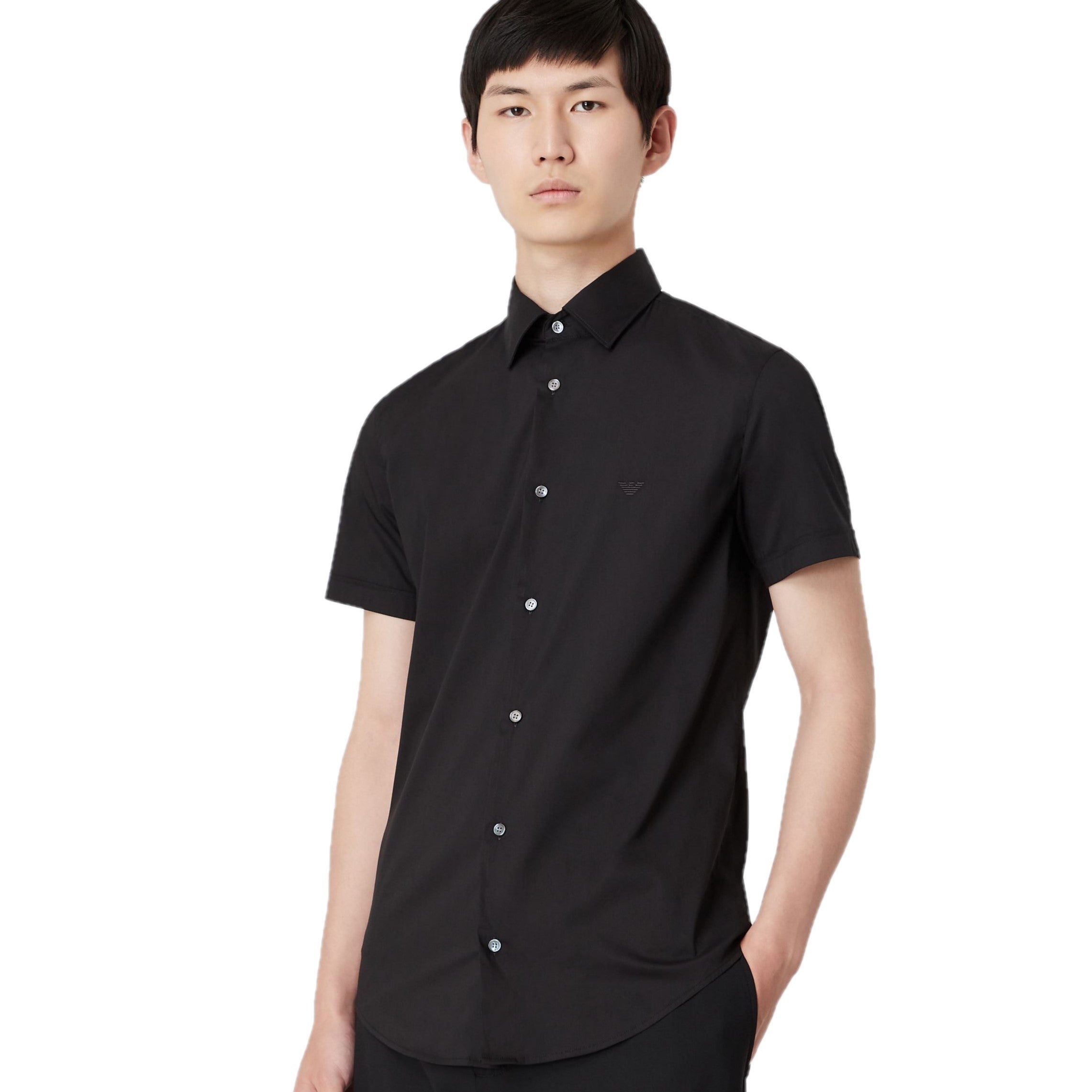 Emporio armani deals short sleeve shirt