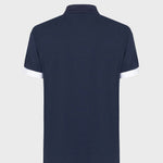 EA7 Dynamic Athlete stretch-cotton polo shirt 3LPF25 PJ04Z 1554 NAVY BLUE