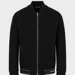 Emporio Armani Double Jersey Casual Jacket 3R1MDF 1JHSZ 0999 Black