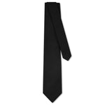 Canali Black Silk Tie HJ 00040 70