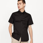 Armani Exchange Short Sleeve Shirt 8NZCBF ZN10Z 1200 Black