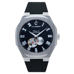 Calibeer Classic 42 Stainless Steel Case Black Dial Black Band watch