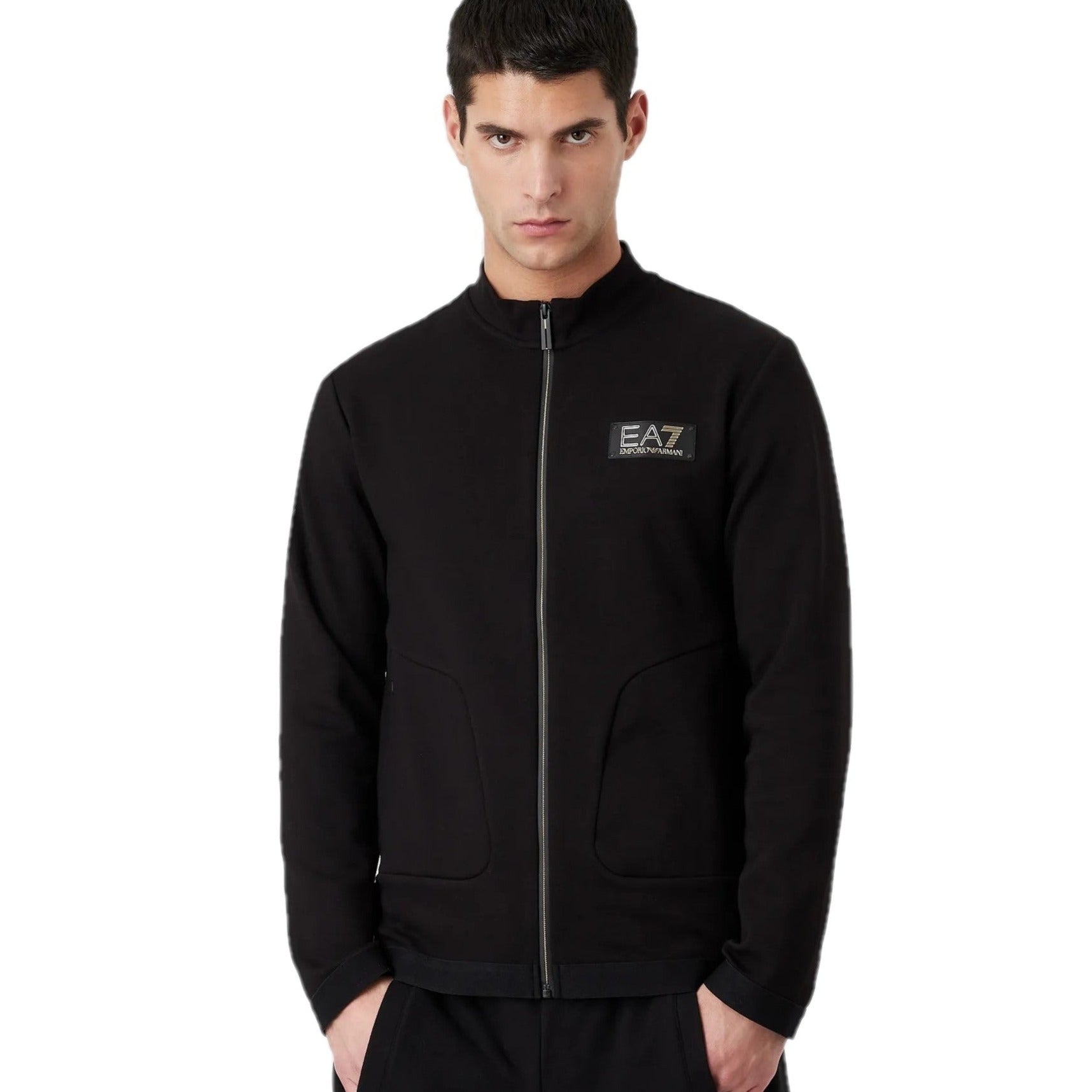 Ea7 sweatshirt store black