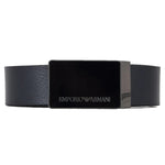 Emporio Armani Pebbled Leather Belt Black Y4S427 / YTU7J 84372