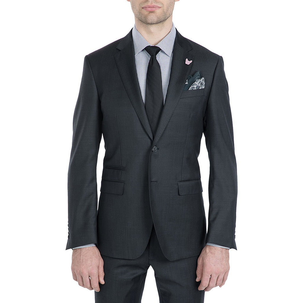 Gibson Charcoal Suit Jacket - Ignition For Men