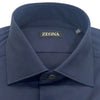 Zegna Navy Blue Shirt 404102.9YSM0MT