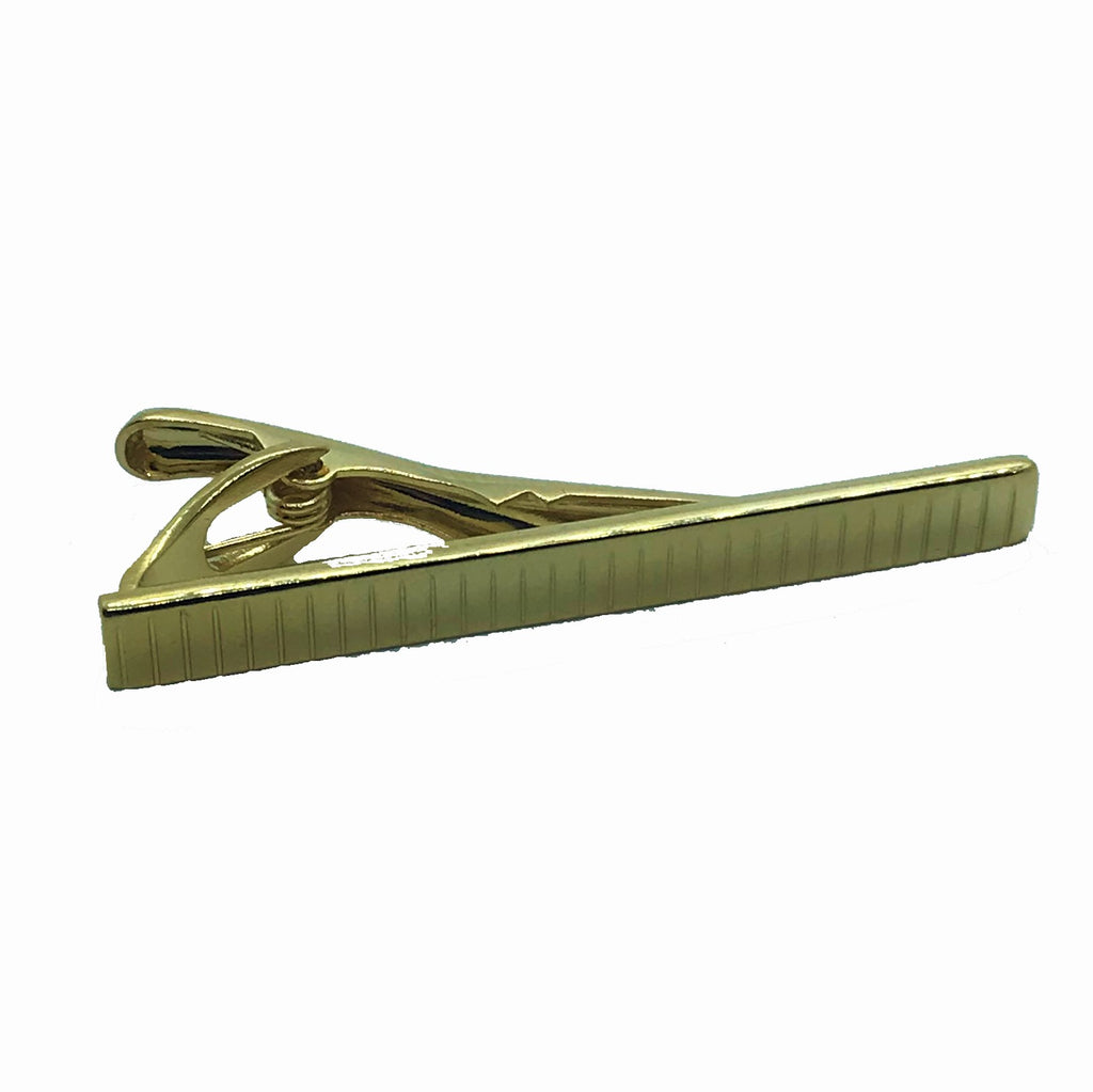 Striped Gold Tie Pin - Ignition For Men