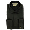 ZZegna Black French Cuff Shirt 905120 ZCRC7