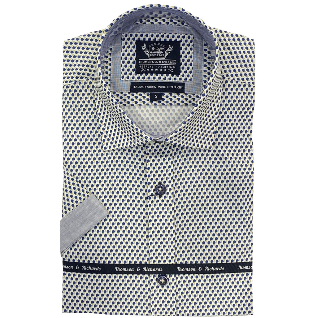 Thomson & Richards Thiam Short Sleeved Shirt - Ignition For Men