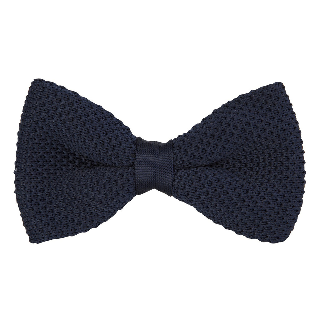 Navy Knitted Bow Tie - Ignition For Men