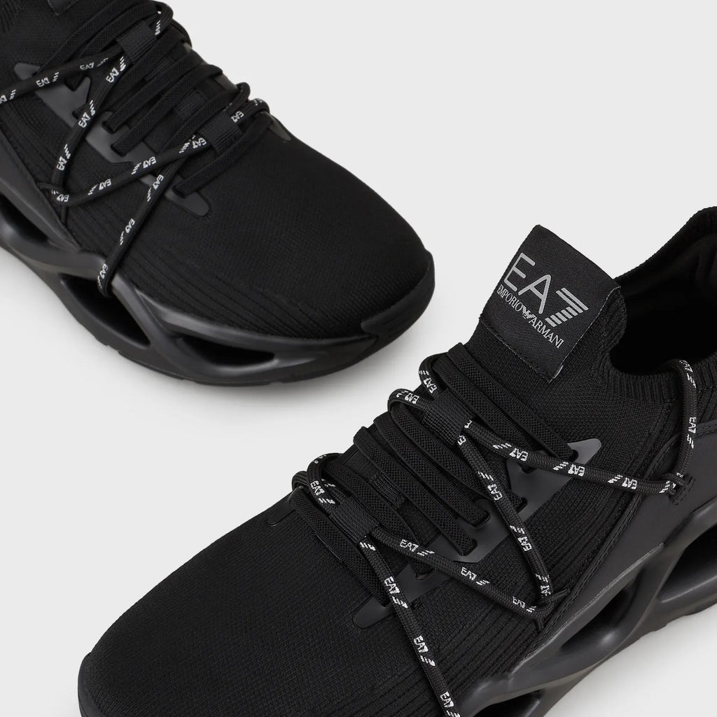 EA7 Knit & Nubuck Infinity Sneakers - Ignition For Men