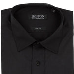 Boston Plain Black Shirt SC - Ignition For Men