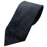 Dormeuil Black Paisley Tie - Ignition For Men