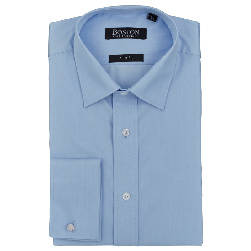 Boston Plain Blue Shirt DC - Ignition For Men