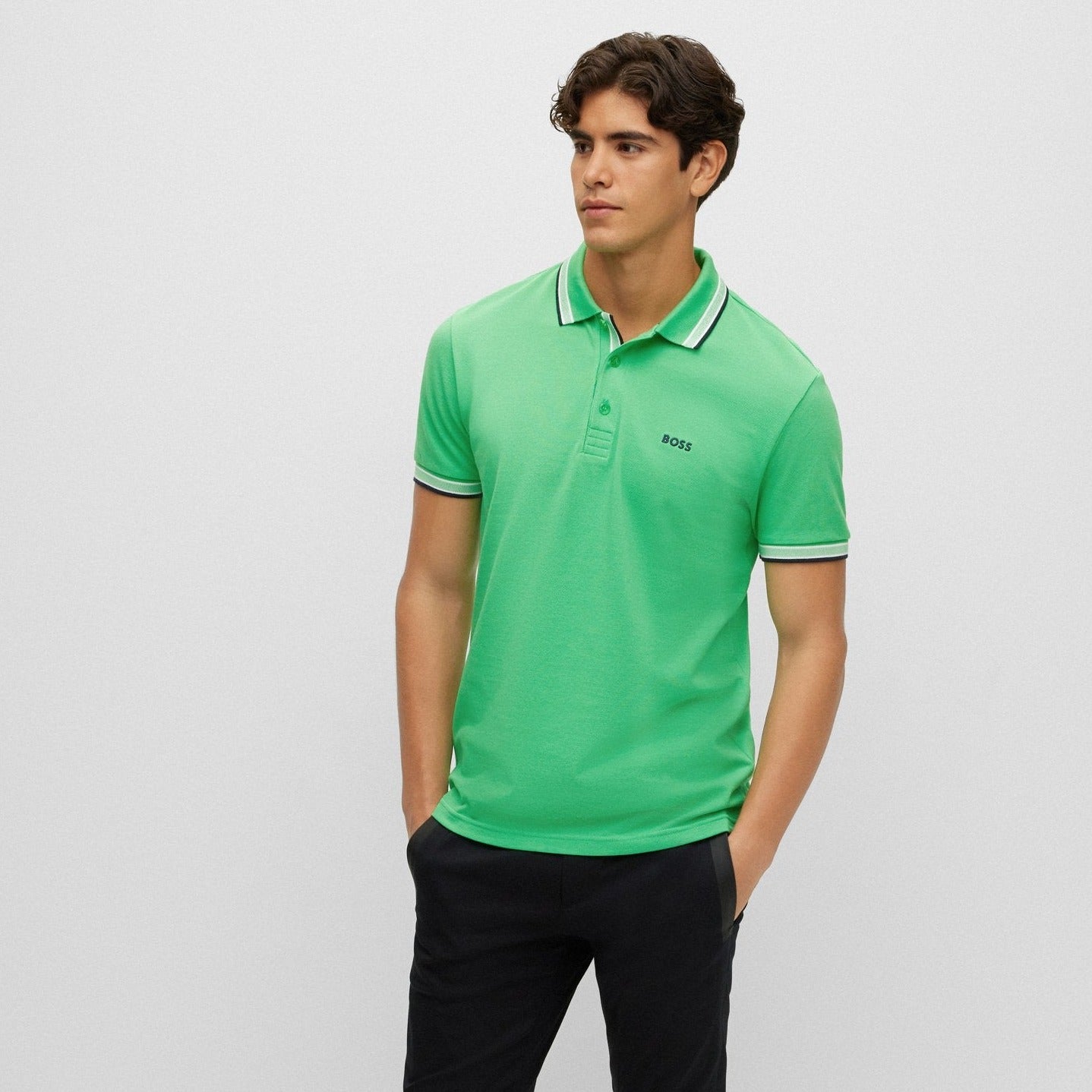 Green hotsell boss polo