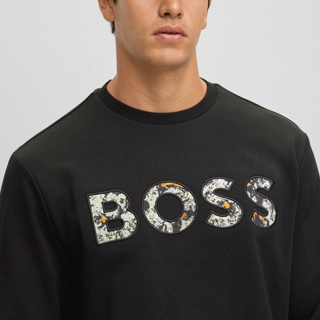 Hugo Boss Black Weboss Sweatshirt 50476140 10230209 001 Black
