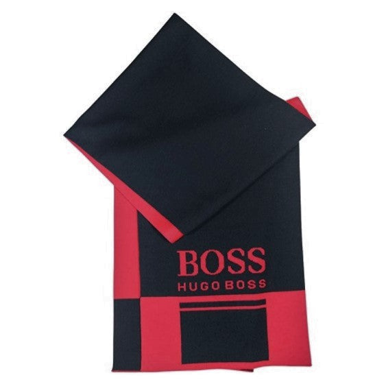 Hugo Boss Albo Scarf 50433971 10227694 01 Black / Red