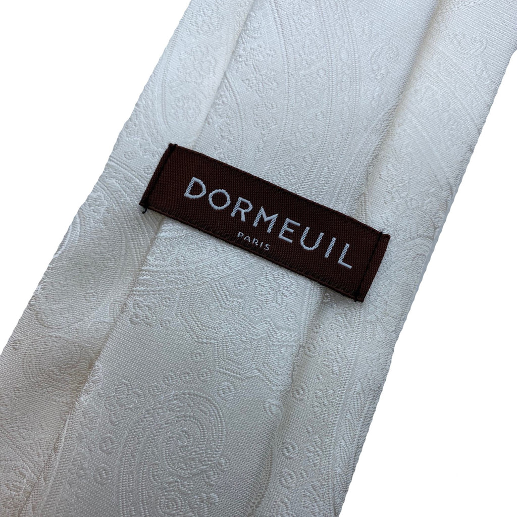 Dormeuil Ivory Paisley Tie - Ignition For Men