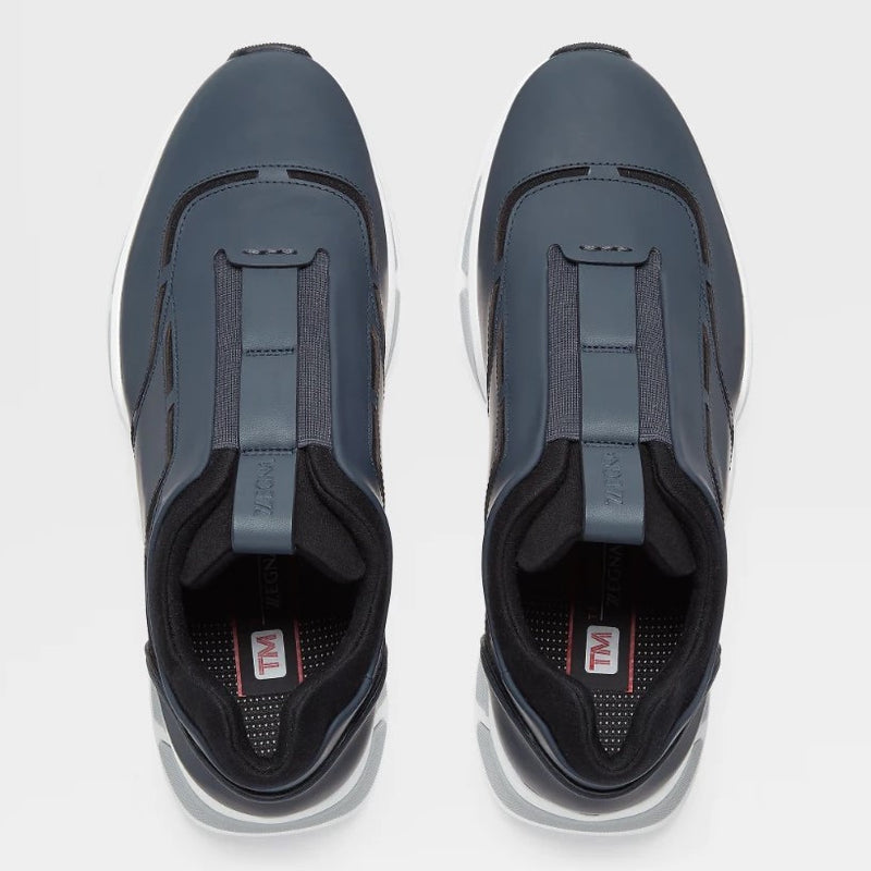 ZZegna Calfskin Sprinter Slip-on Sneakers LHGOE-A4964X-INI